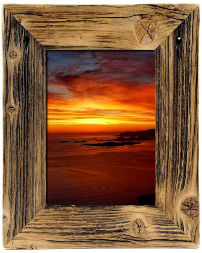 Landhaus Bilderrahmen Unikat dunkelbraun echt Holz Shabby Chic Vintage Bilderrahmen Holz Mein Landhaus Toskana ~ Landhaus Bilderrahmen Unikat dunkelbraun echt Holz Shabby Chic Vintage